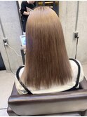 ブリーチ毛×酸性ストレート【溝の口美容室】