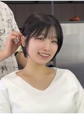顔まわり/レイヤーカット/韓国/ロングヘア/ベージュ
