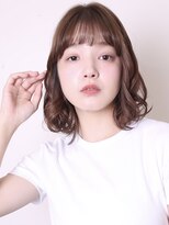 ヨファ ヘアー(YOFA hair)&nbsp;似合わせカット小顔前髪ソフトカールミディアムレイヤー1102