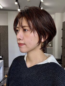 インセプション 銀座(INCEPTION) ショート/ボブ/面長/前髪なし/絶壁解消/30代/40代/50代/くびれ
