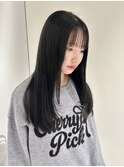 黒髪ロング似合わせレイヤーカット×髪質改善【吉祥寺】misaki