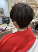 マッシュウルフパーマハンサムショートパーマニュアンスパーマ