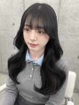 エヌアイ オモテサンドウ(ni omotesando)&nbsp;☆黒髪スタイル 韓国風くびれヘア お顔まわりカット☆