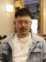 スター(STAR)&nbsp;ハイフェード×ナチュラルアップショート/大人ワイルド/メンズ