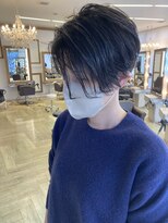 コワファースト 大分(COIFF1RST) 大人可愛いショートボブ白髪ぼかし20代30代40代/大分