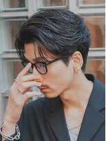 レタッチ バイ フィフス 天神大名(RETOUCH by fifth)&nbsp;福岡天神メンズフェザーパーマフェザーショートスパイラルパーマ