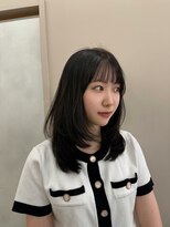 ジーナ 梅田茶屋町(Zina)&nbsp;レイヤーカット×艶暗髪