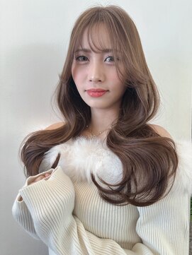 イーストハムアール(EAST HAM r) ロングレイヤー/カール/韓国風スタイル/ミルクティーアッシュ