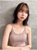 小顔見せショートベージュカラーブリーチしない透明感カラー