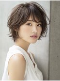 ★暗めカラーグランマッシュフェイスフレーミングデザインカラー
