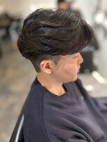 ニアウ 高崎店(Niau)&nbsp;メンズセンターパートフェザーパーマ群馬高崎眉毛韓国