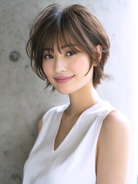 アルトリスト(Altruist Aging×HAIR&SPA) ☆イメチェンピンクベージュアンブレラカラー前髪クールショート