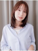 バタフライカット美髪ミディアムレイヤースタイルZ志木30代40代
