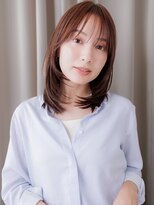 カバーヘア ブリス 志木南口駅前店(COVER HAIR bliss)&nbsp;バタフライカット美髪ミディアムレイヤースタイルZ志木30代40代