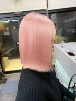 オズ 郡山駅前店(OZ)&nbsp;ミニウルフチェリーブラウンホワイトグレージュフェザーパーマ