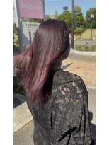 レーブバイファースト(reve by first)&nbsp;ブリーチありワインレッドカラー！