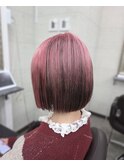 アンブレラカラー×ピンクベージュ