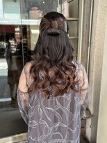 エヴリンアンドペイジ(Evelyn&paige)&nbsp;ハーフアップ/ヘアセット【芦刈指名】