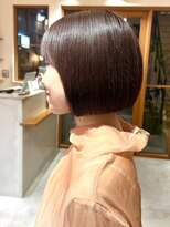 レリコ ニド(Relico-nid)&nbsp;髪質改善20代30代 小顔クビ長ミニボブ モカブラウン