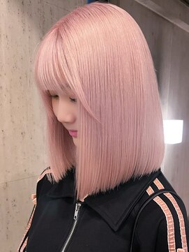 プネル 渋谷(PUNEL) 渋谷/ホワイトピンク /海外ガールニュアンスカラー