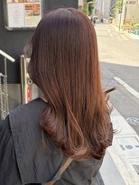 シュリット(schritt)&nbsp;王道ピンクブラウン　ブリーチなしピンク渋谷　SERA
