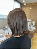 グレージュ/髪質改善縮毛矯正/髪質改善/韓国風/レイヤー