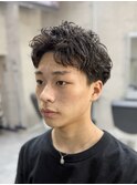 幼く観られない短髪なら/ルーズショートパーマ