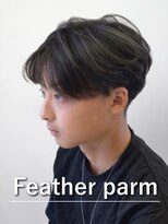 アムールマヤ フェザーパーマ/センターパート/ニュアンスパーマ