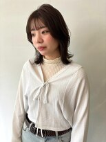 イル(ill)&nbsp;ボブ レイヤーカット ミディアム アッシュブラウン
