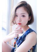 [OCEAN Hair&Life]ラフな動きの前下がりフェミニンボブ☆