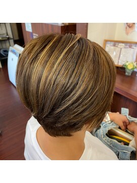 ヘアメイク ポコ ア ポコ(Hair make poco apoco) 3Dカラースタイル［髪質改善］［生駒市美容室］［40代50代60代］