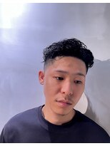 バーバーショップ ブリッヂ(Barber Shop Bridge) 無造作パーマ ローフェード