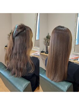 ルミエール(lumiere) 広がる髪の毛も劇的変身！つやさらストレート☆