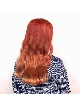 アンククロス 表参道(ANKH CROSS) ブリーチ1回ブラッドオレンジ