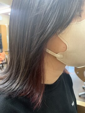 プレッソヘアー Presso hair 落ち着きある色にインナーカラー