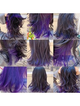 キジ(KIJI) ★インナーカラー×ブルーバイオレット★