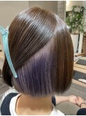 ラベンダーカラー×インナーカラー