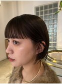 ワイドバング×ミニボブ