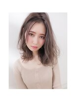 ヘアーズ ベリー 二日市店(hairs BERRY)&nbsp;BERRY＿グレージュ＿デザインカラー＿似合わせカット