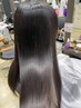 「髪質改善ストレート×カット ￥20350 梅雨対策◎自然な仕上がりが好評」
