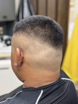 へあーさろんふじわら ボウズハイフェード