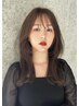  【荒谷指名】美顔補正カット＋透明感カラー￥16500