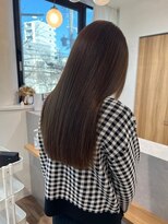 ビームズヘア 藤が丘店(Bee Ms HAIR)&nbsp;サラツヤロングベージュカラーブリーチしない透明感カラー