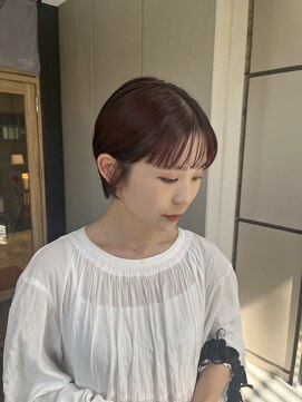 マウ(mau) ショート ピンクブラウン