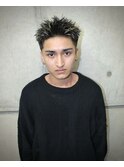 スパイキーショート メンズショート アップバング