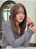 イメチェン前髪小顔ロング_表参道/青山