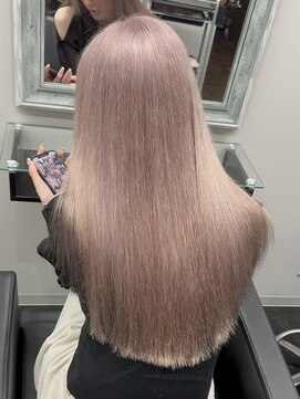 ジーナ 南草津(Zina) 髪質改善＊ほんのりピンクベージュ＊