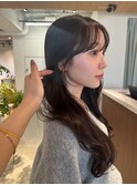 おくれ毛*お顔周りカット*ロングヘア*レイヤーカット*髪質改善