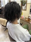 【見附 今町】ジェルパーマ 濡れ感スタイル