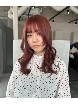 プシュケ(PSYCHE) 20代30代40代大人かわいいハッシュカット愛されピンクブラウン